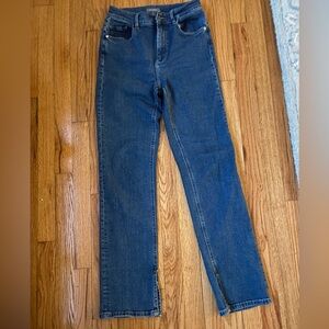 DL1961 split hem jeans